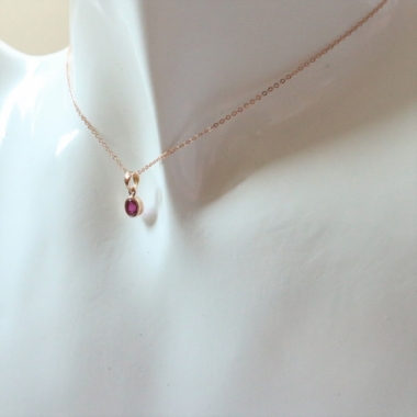 Ruby-o necklace
