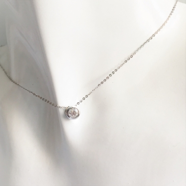 Diamond Bezel necklace