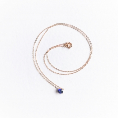Sapphire-wink iv necklace