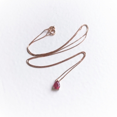 Rubydrop necklace